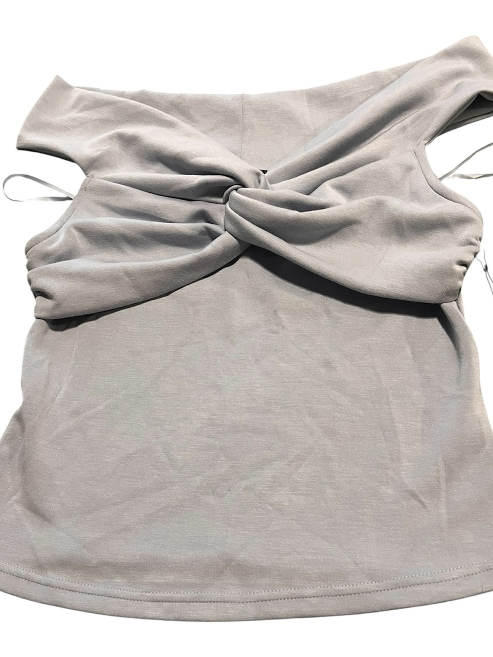 Women's Twist Front Tank Top - Light Blue